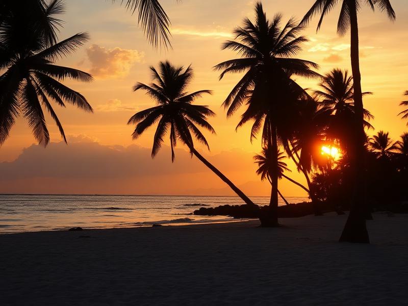 Thailand sunset beach